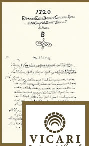 documento storico Azienda Agricola Vicari Nazzareno e Vico